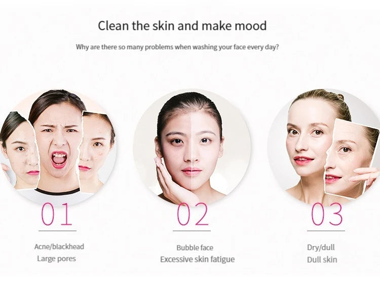 Silicone Face Wash Brush Clean Pores Baby Shampoo Brush Baby Bath Brush Soft Hair Round Shampoo Comb Home Use