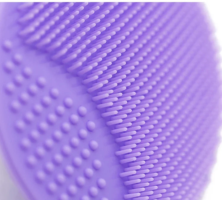 Silicone Face Wash Brush Clean Pores Baby Shampoo Brush Baby Bath Brush Soft Hair Round Shampoo Comb Home Use