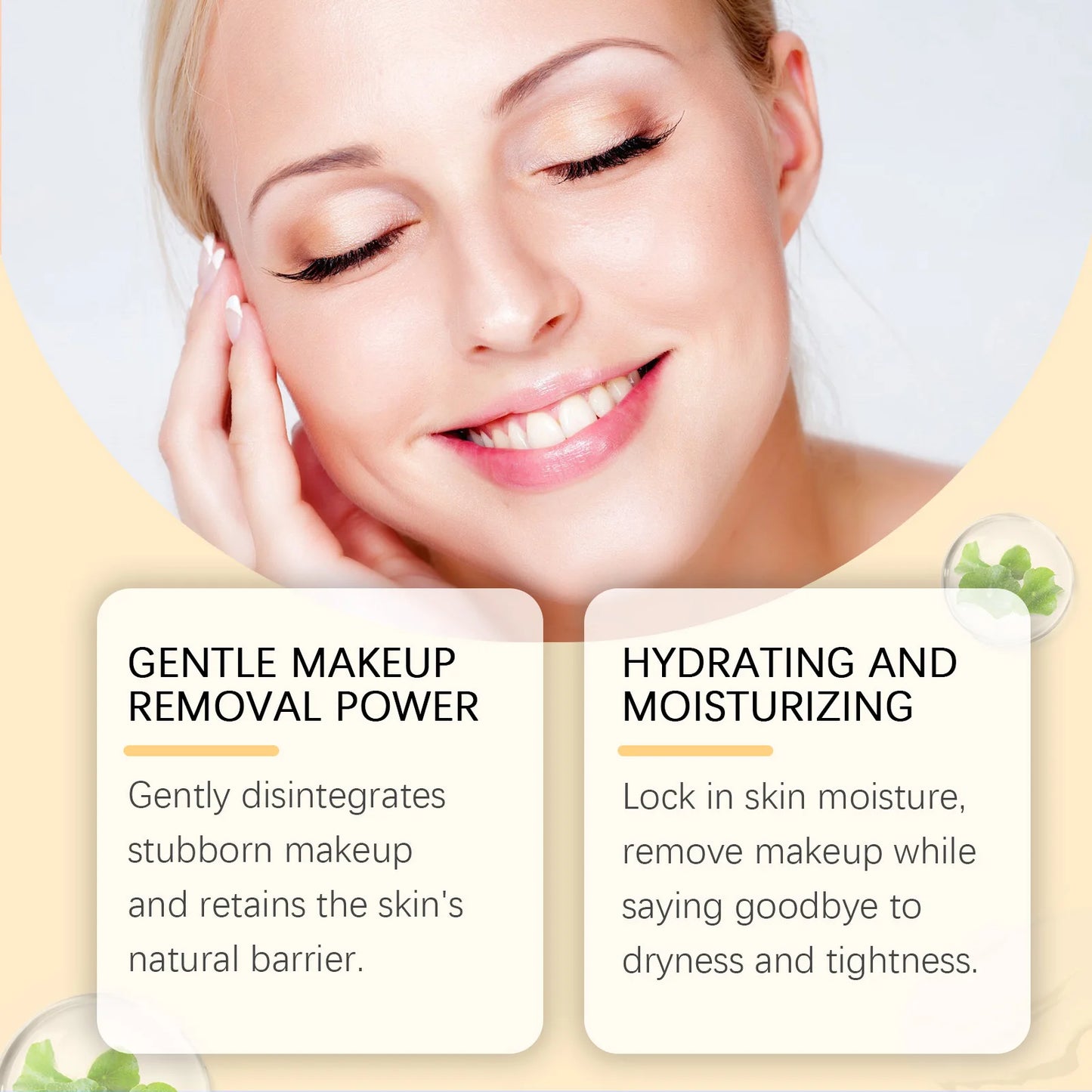 EELHOE Centella Cleansing Oil Facial Makeup Remover Moisturizing for Face Shrink Pores Removal Cleansing Oil Sensitive Skin Care