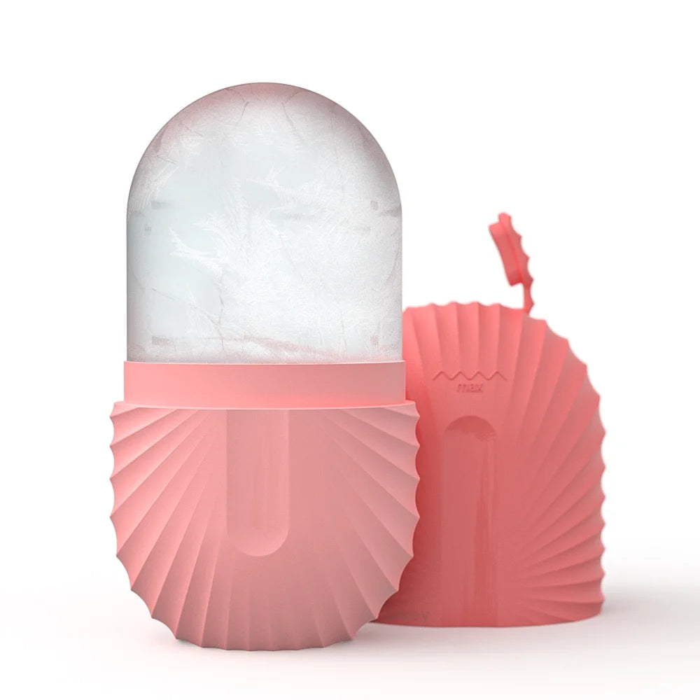 Ice Roller for Face and Eye, Naturally Conditioning De-Puff Eye Bags, Reduce Migraine Pain, Reusable Massage Silicone Ice Mold